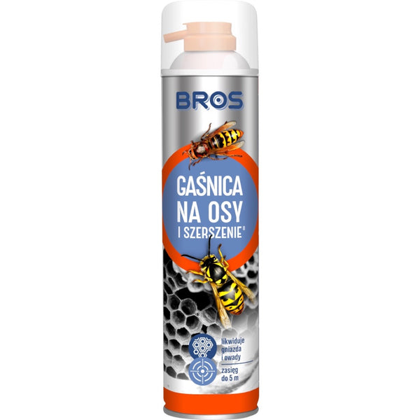 Aerozol gaśnica na osy i szerszenie Bros 600 ml