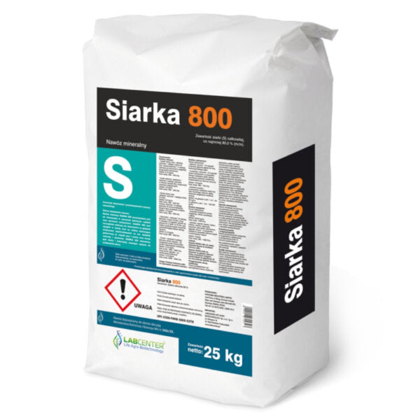 Worek nawozu mineralnego Siarka 800 Green Eco Poland, 25 kg
