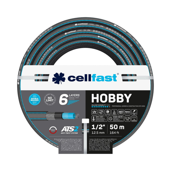 Wąż ogrodowy Cellfast HOBBY ATS2 1/2 cala, rolka 50 m