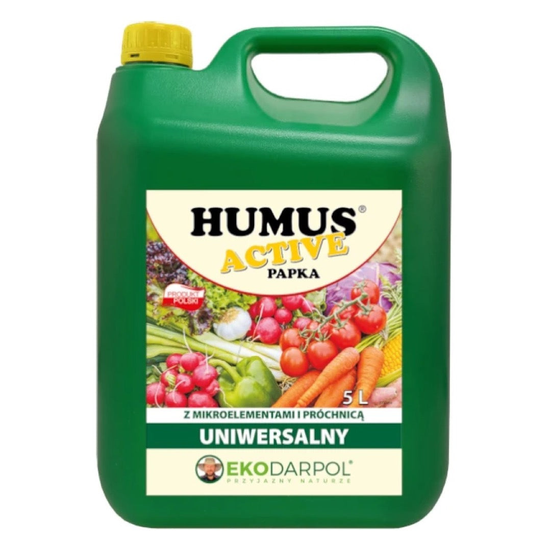 Kanister Humus Active Papka uniwersalny EkoDarPol 5 l z mikroelementami i próchnicą