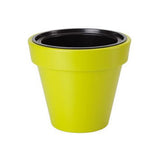 Osłonka Ibiza z wkładem Form-Plastic w kolorze pistacjowym na białym tle