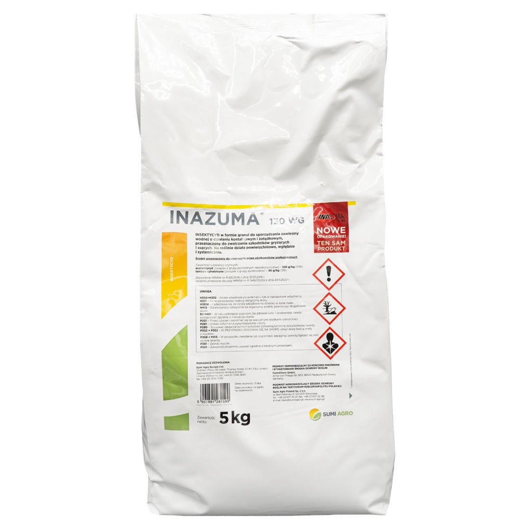 Worek 5 kg insektycydu Inazuma 130 WG firmy Sumi Agro