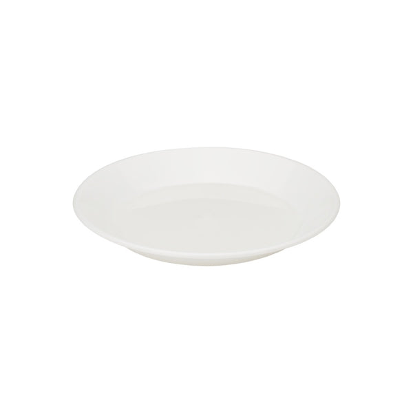Okrągła podstawka Kolor Form-Plastic w kolorze białym na białym tle