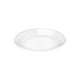 Okrągła przezroczysta podstawka Kolor transparent Form-Plastic na białym tle