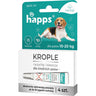 Opakowanie kropli Happs Herbal na pchły i kleszcze dla średnich psów 10-20 kg