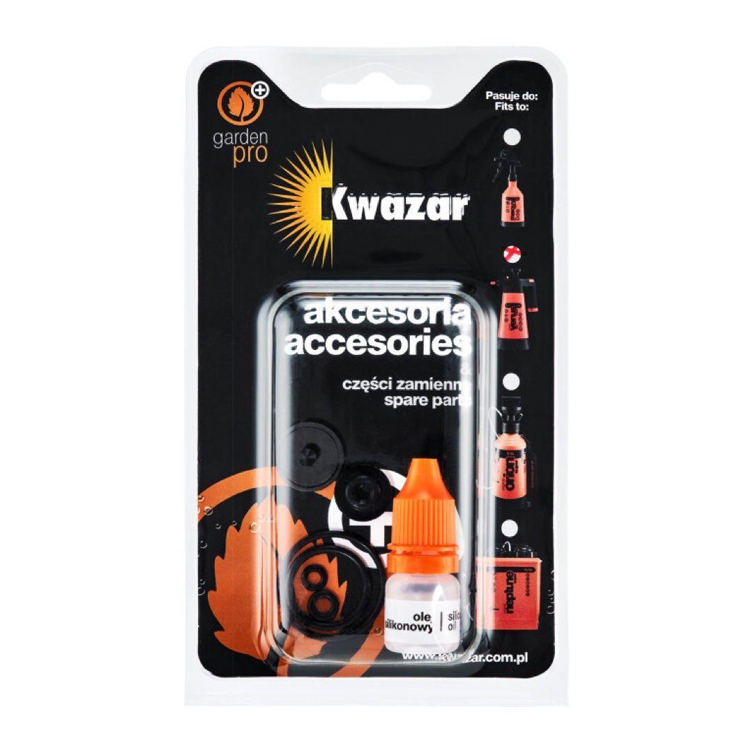 Zestaw serwisowy Kwazar Venus Super Garden Pro w blistrze na białym tle