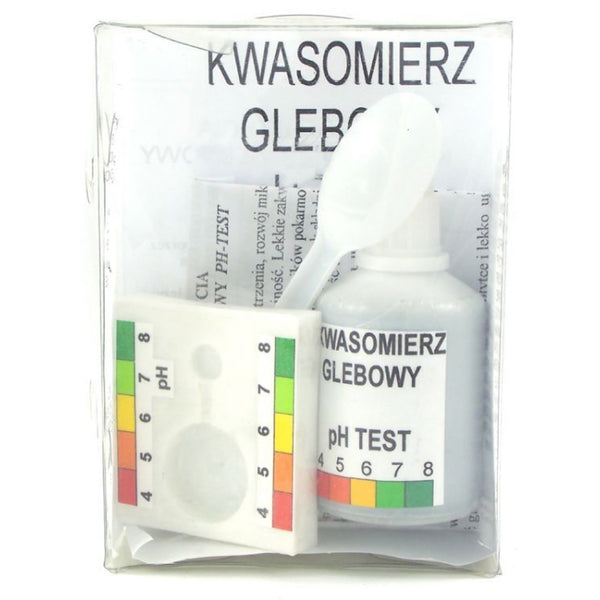 Kwasomierz glebowy pH TEST Florada w przezroczystym opakowaniu z instrukcją