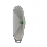 Osłona herbicydowa Kwazar widok z przodu, szeroka osłona z otworem do zawieszenia na białym tle