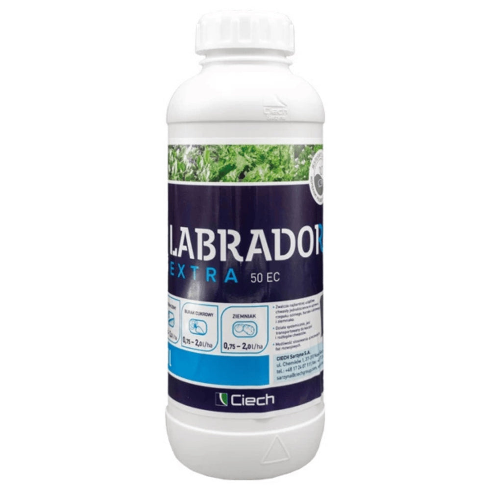 Butelka 1 l herbicydu Labrador Extra 50 EC firmy Ciech