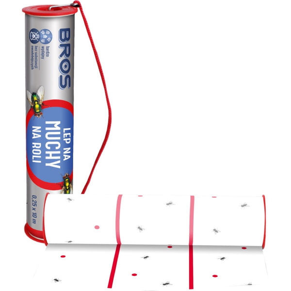 Rolka lepu na muchy Bros 0,25 x 10 m