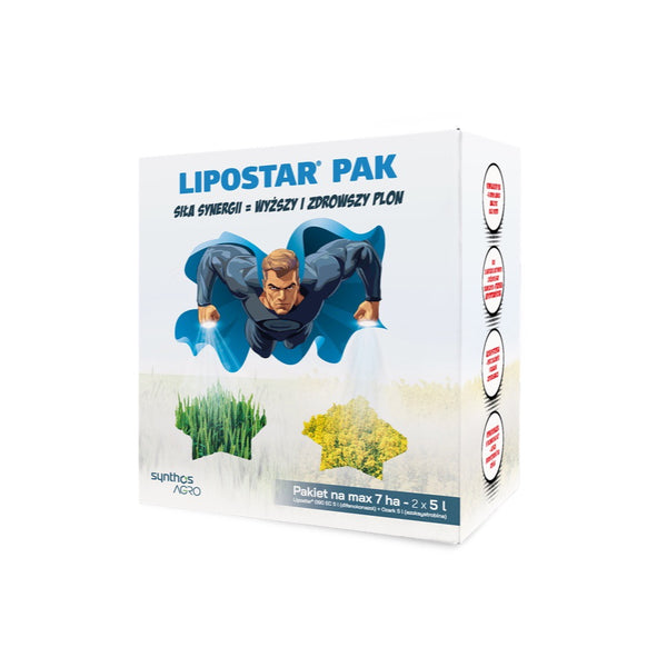 Karton pakietu Lipostar PAK 2 x 5 l Synthos Agro, pakiet na maksymalnie 7 ha