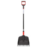 Łopato-grabie Prosperplast Rake Loader ILG2 z czarno-czerwonym uchwytem