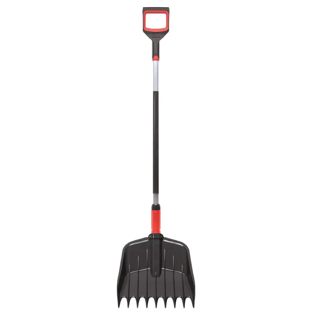 Łopato-grabie Prosperplast Rake Loader ILG2 z czarno-czerwonym uchwytem