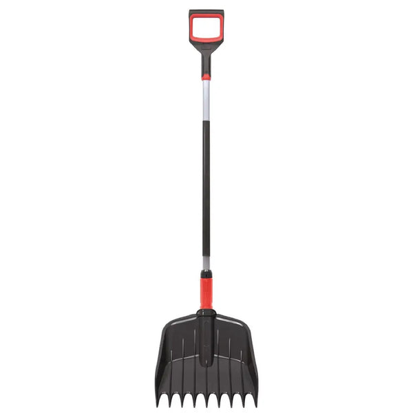 Łopato-grabie Prosperplast Rake Loader ILG2 z czarno-czerwonym uchwytem
