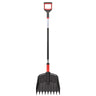 Łopato-grabie Prosperplast Rake Loader ILG2 z czarno-czerwonym uchwytem