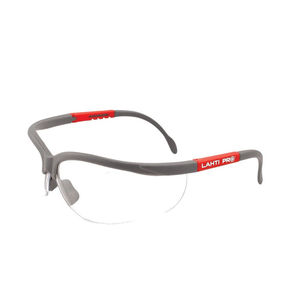 Okulary ochronne bezbarwne Lahti Pro 46033 z regulowanymi zausznikami