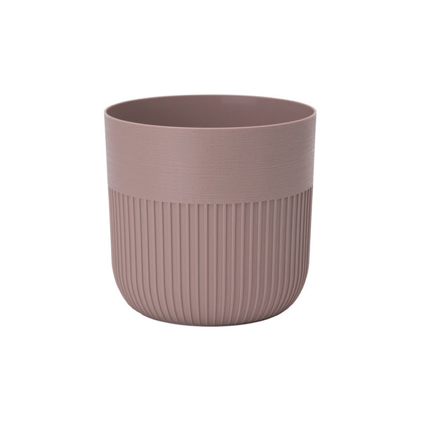 Osłonka Luca Petit Form-Plastic w kolorze mlecznego kakao na białym tle