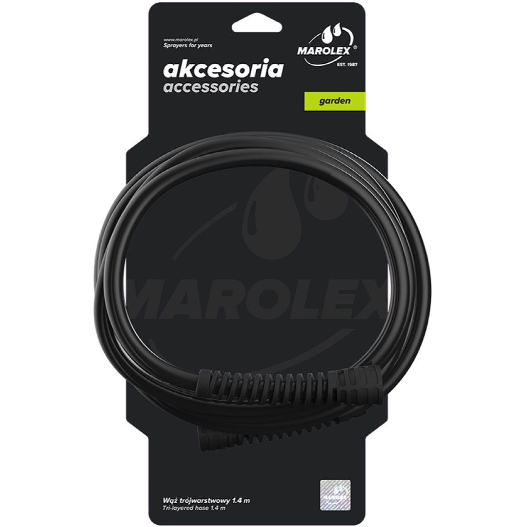 Wąż z nakrętkami Marolex 140 cm do opryskiwaczy