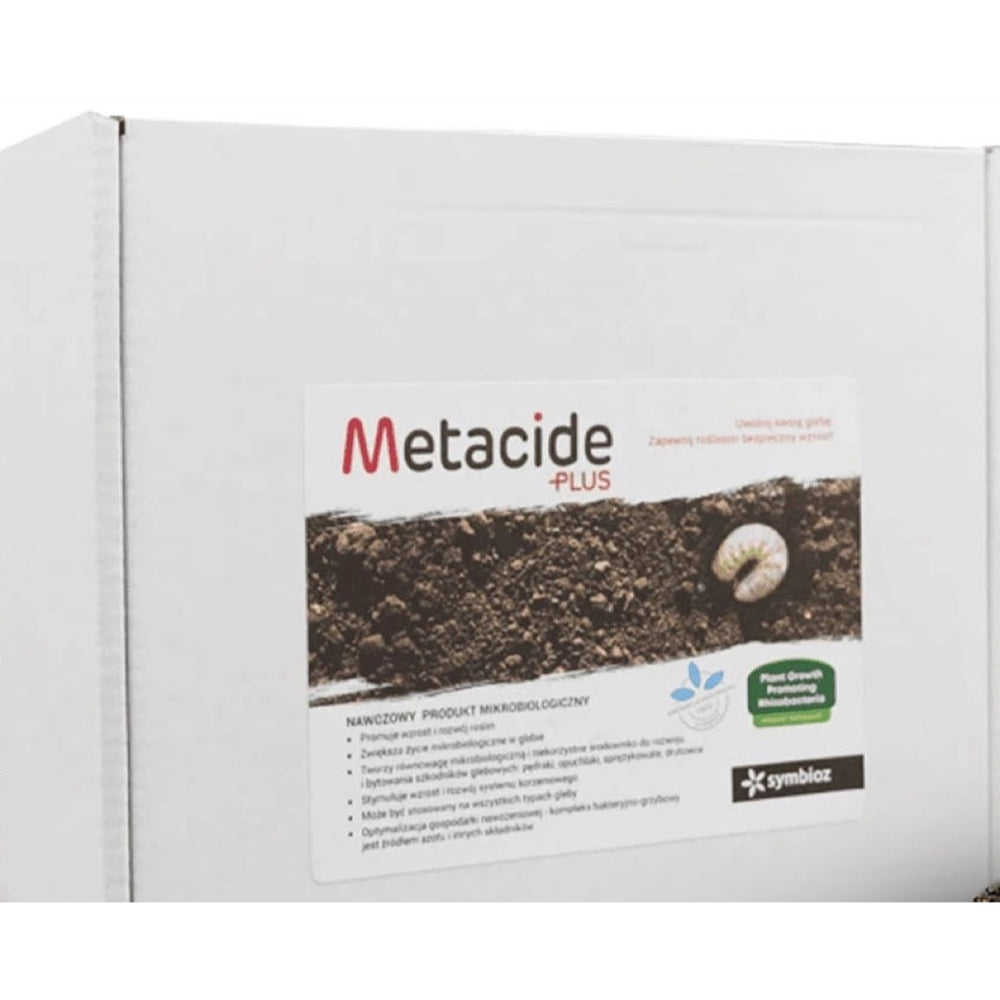 Pudełko biopreparatu glebowego Symbioz Metacide Plus 1 kg