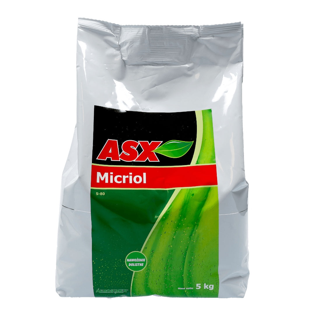 Worek 5 kg nawozu siarkowego ASX Micriol S-80 do oprysku dolistnego