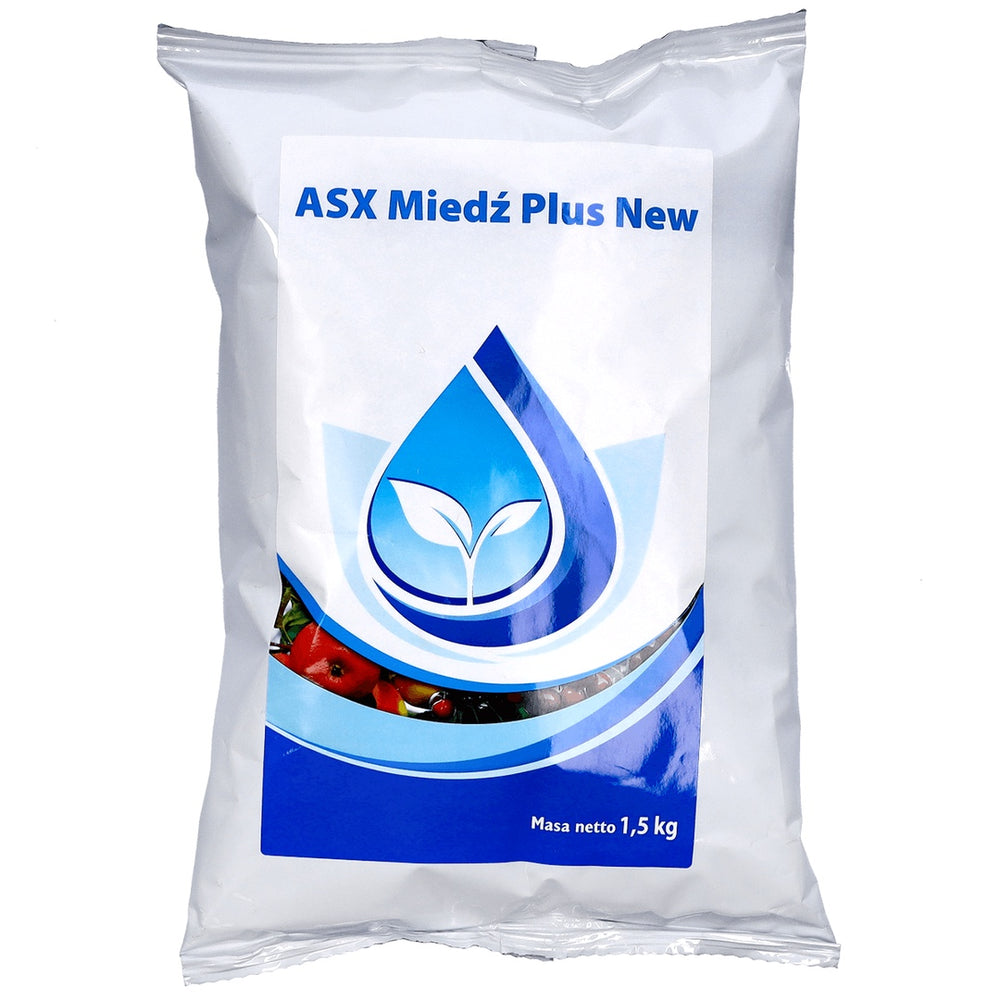 Torebka 1,5 kg nawozu miedziowego ASX Miedź Plus New 50 WP