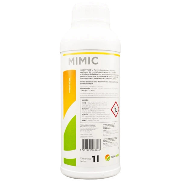 Butelka 1 l insektycydu Mimic 240 SC firmy Sumi Agro z tebufenozydem