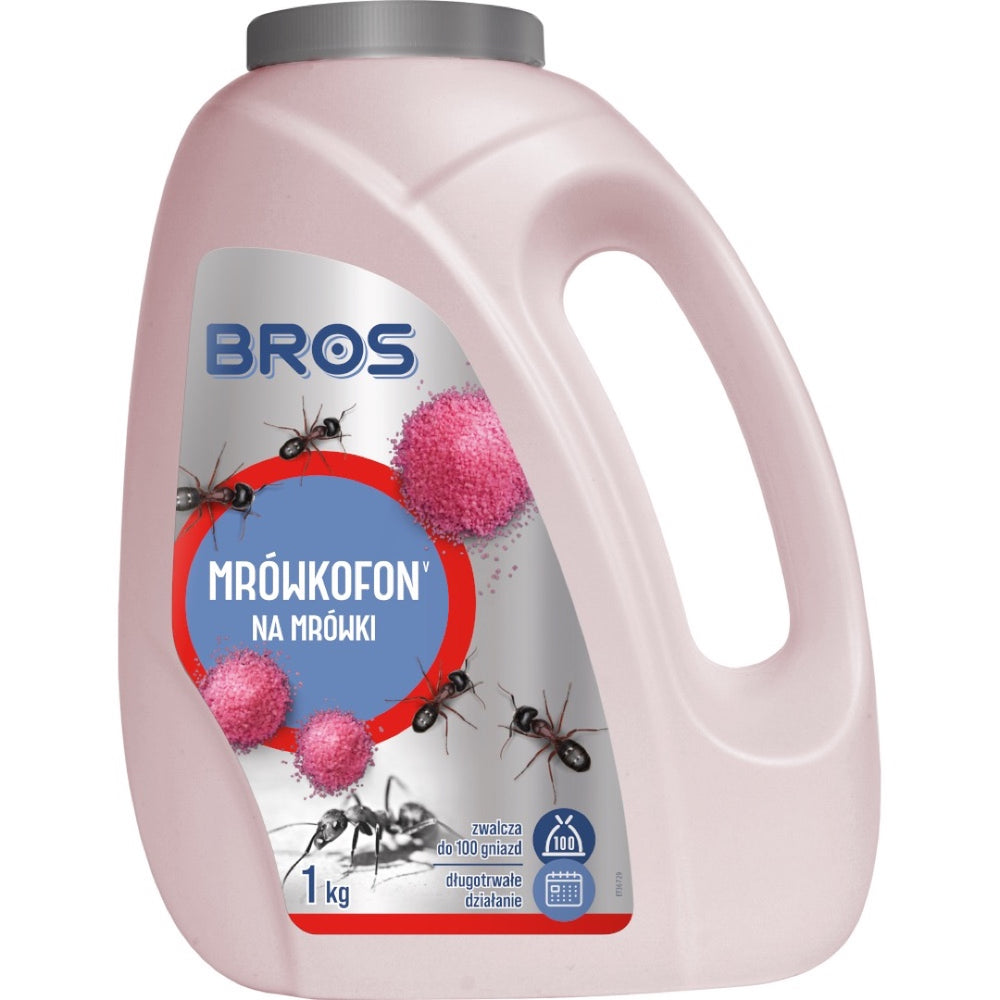 Opakowanie Mrówkofonu Bros 1 kg, granulat na mrówki
