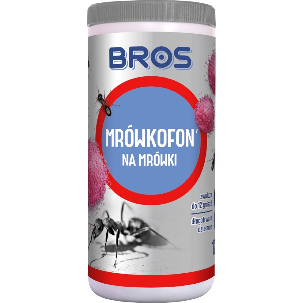 Opakowanie Mrówkofonu Bros 120 g, granulat na mrówki