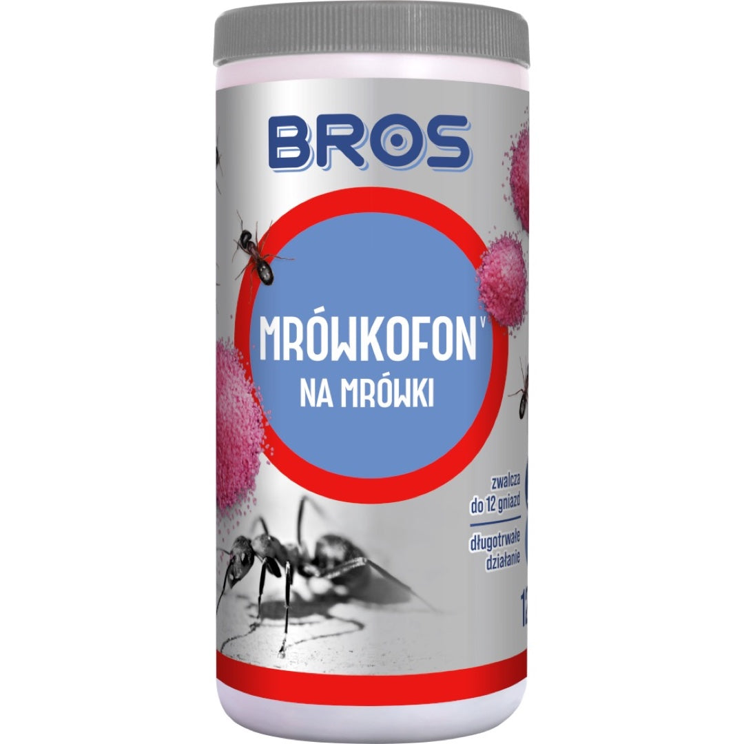 Opakowanie Mrówkofonu Bros 120 g, granulat na mrówki