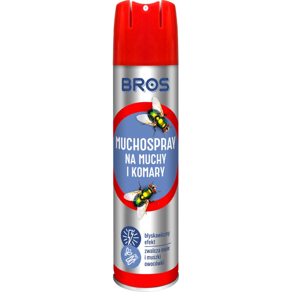 Aerozol Muchospray Bros 400 ml na muchy i komary
