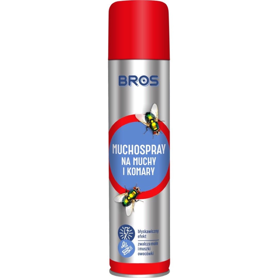Aerozol Muchospray Bros 750 ml na owady latające