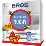 Opakowanie naklejek na muchy Bros, 2 sztuki z motylami
