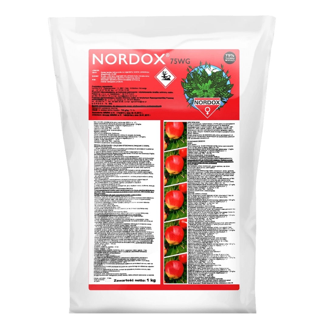 Nordox 75 WG fungicyd miedziowy, opakowanie 1 kg
