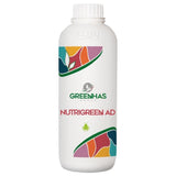 Butelka nawozu aminokwasowego Nutrigreen AD Green Has na białym tle