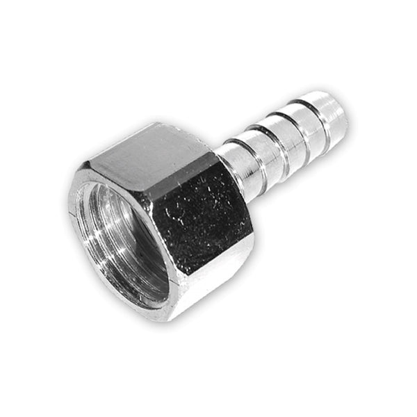 Chromowany nypel do węża 9 mm z gwintem wewnętrznym 1/2 cala Bradas PRO3