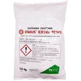 Opakowanie 1,5 kg zaprawy nasiennej Orius Extra 02 WS firmy Nufarm do zbóż