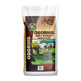 Worek 20 kg granulowanego obornika bydlęcego Ogród Start z krowami na łące na etykiecie