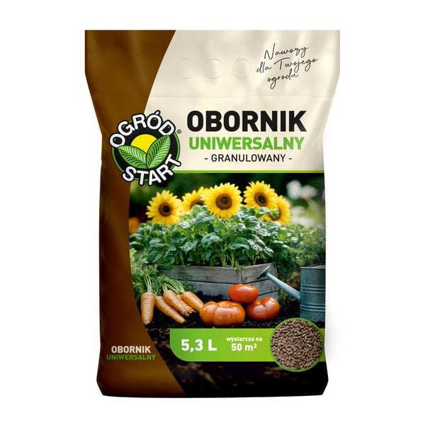 Ogród Start obornik uniwersalny granulowany, opakowanie 4 kg (5,3 l)