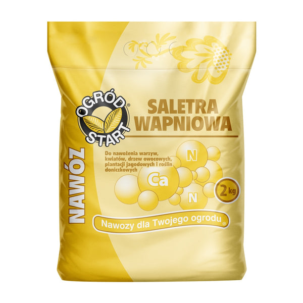 Worek saletry wapniowej granulowanej Ogród Start o masie 2 kg