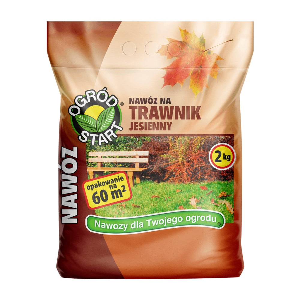 Ogród Start jesienny nawóz do trawników, worek 2 kg