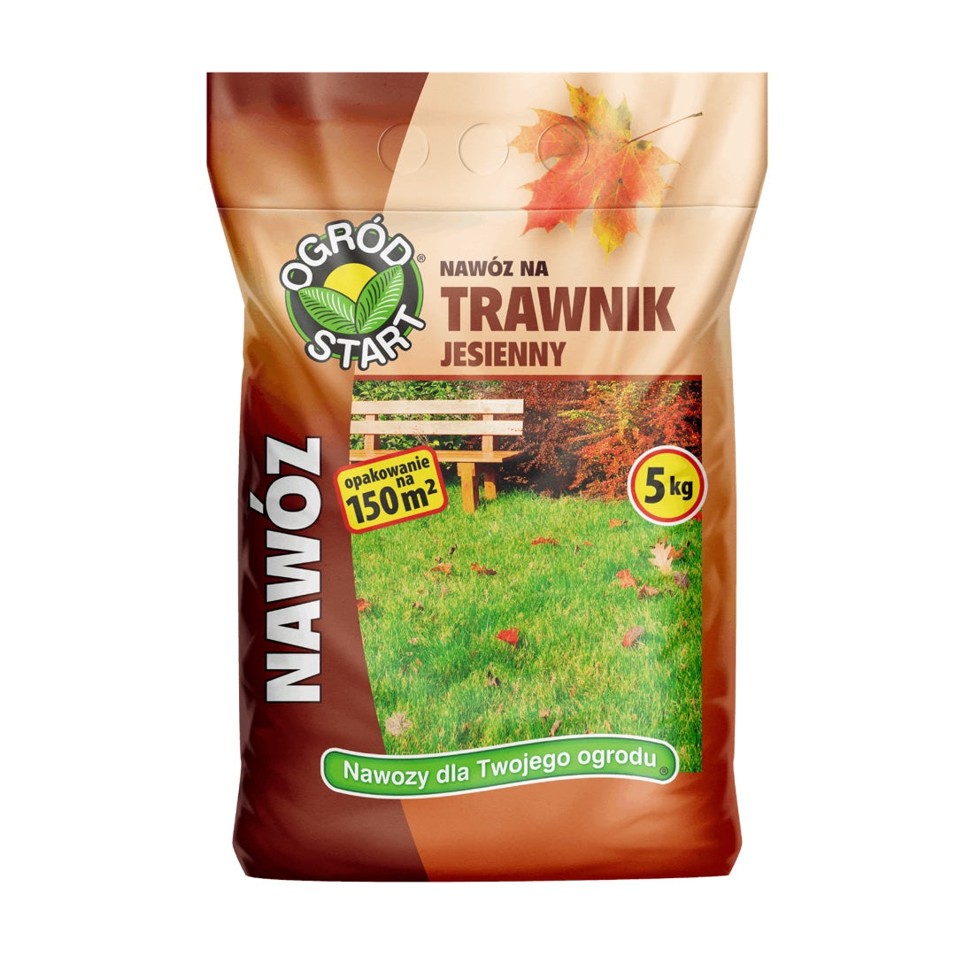 Ogród Start jesienny nawóz do trawników, worek 5 kg