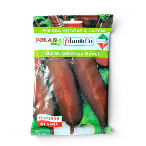 Opakowanie nasion burak ćwikłowy rywal PlantiCo (50 g na zdjęciu)