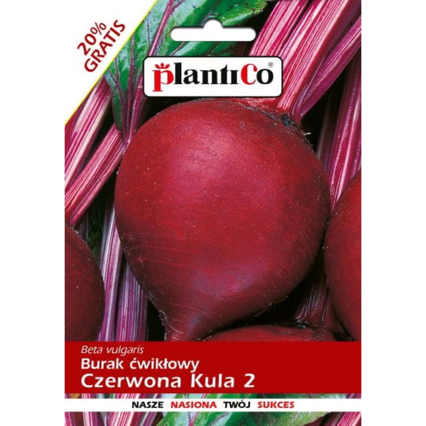 Saszetka nasion buraka ćwikłowego Czerwona Kula PlantiCo