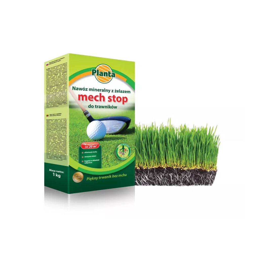 Opakowanie nawozu Planta MECH STOP na trawniki 1 kg