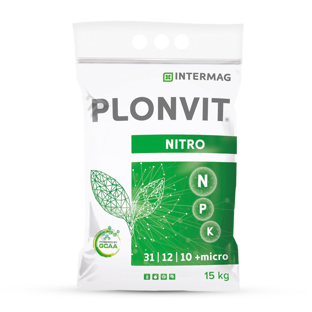 Worek krystalicznego nawozu dolistnego Plonvit Nitro firmy Intermag