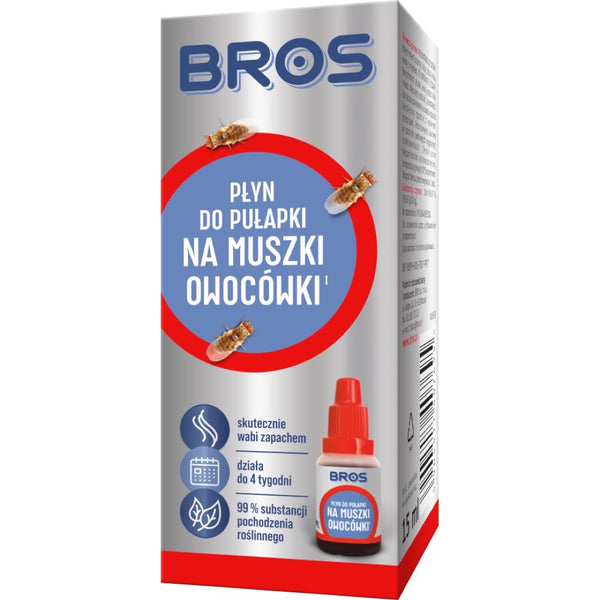 Butelka płynu do pułapki na muszki owocówki Bros