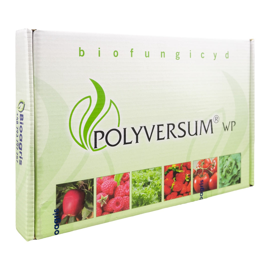 Opakowanie 50 g biologicznego fungicydu Polyversum WP firmy Bioagris