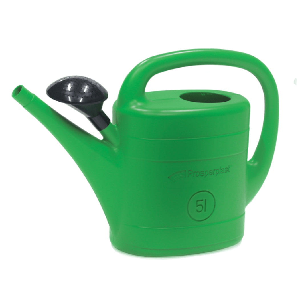 Konewka Spring 5 l w kolorze zielonym na białym tle