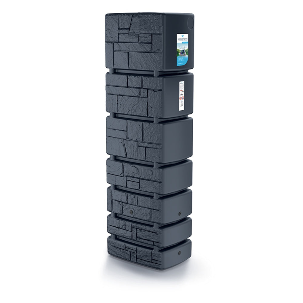 Zbiornik Tower Stone 350 l Prosperplast z etykietą producenta, kolor antracytowy