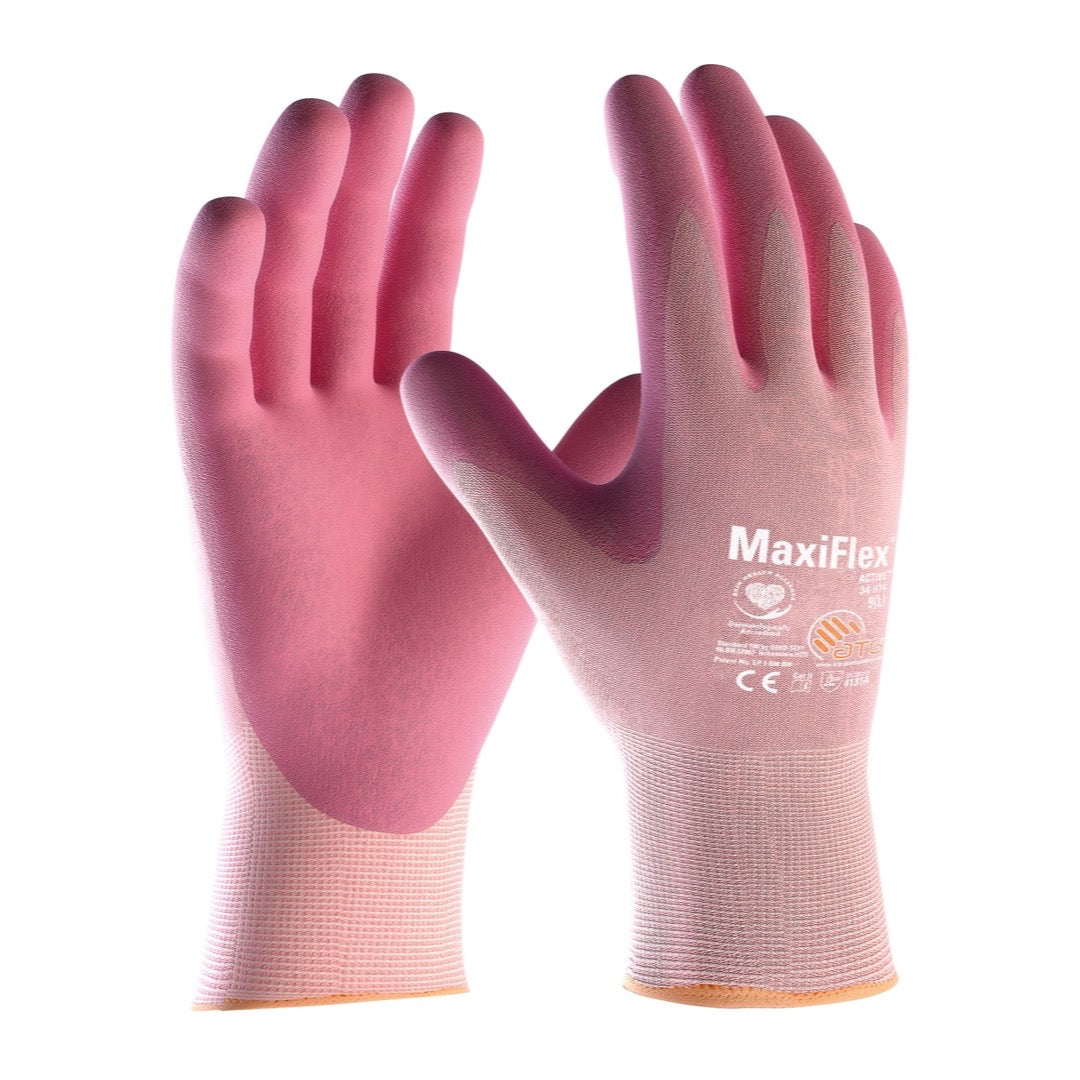 Rękawice ATG MaxiFlex Active z nitrylową powłoką na dłoni